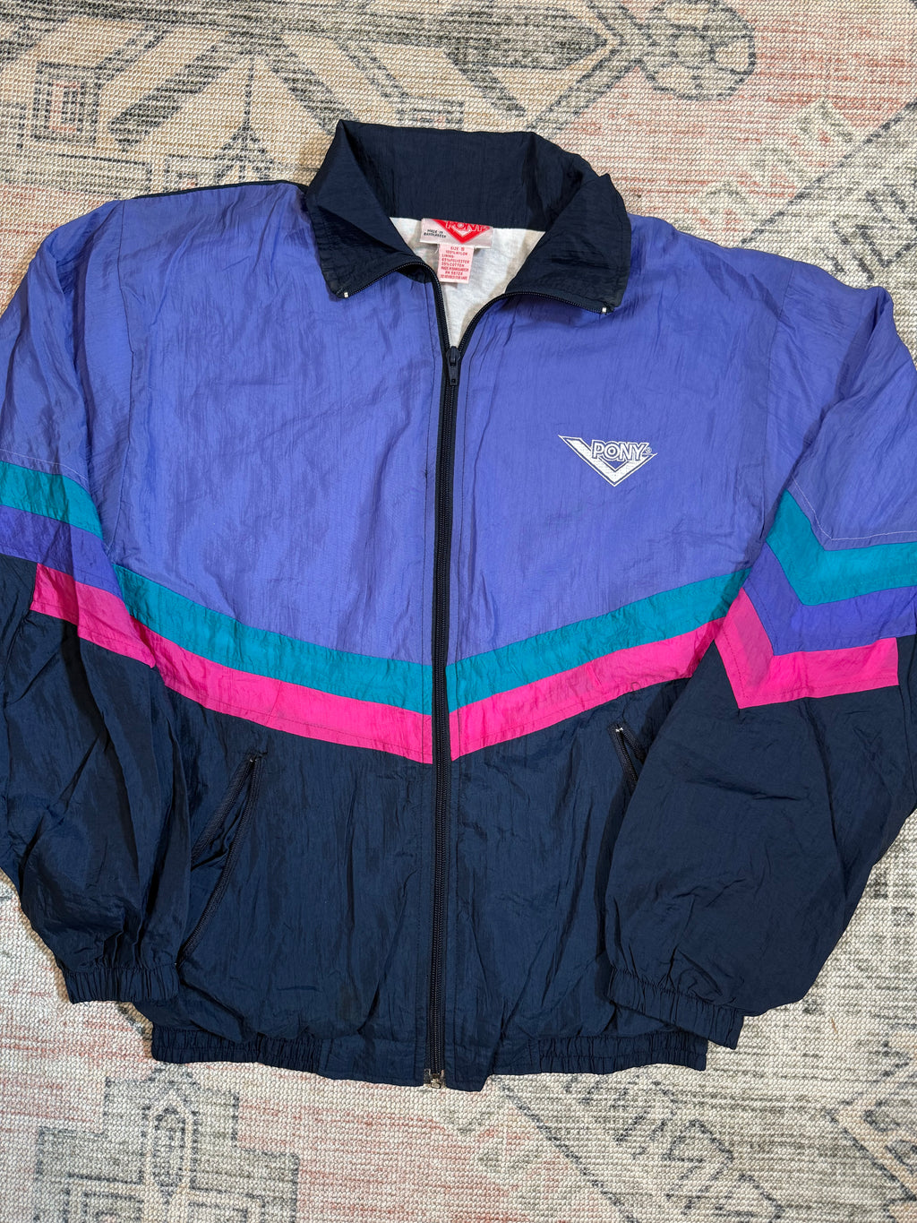 Vintage 80s Pony Windbreaker Jacket(S)