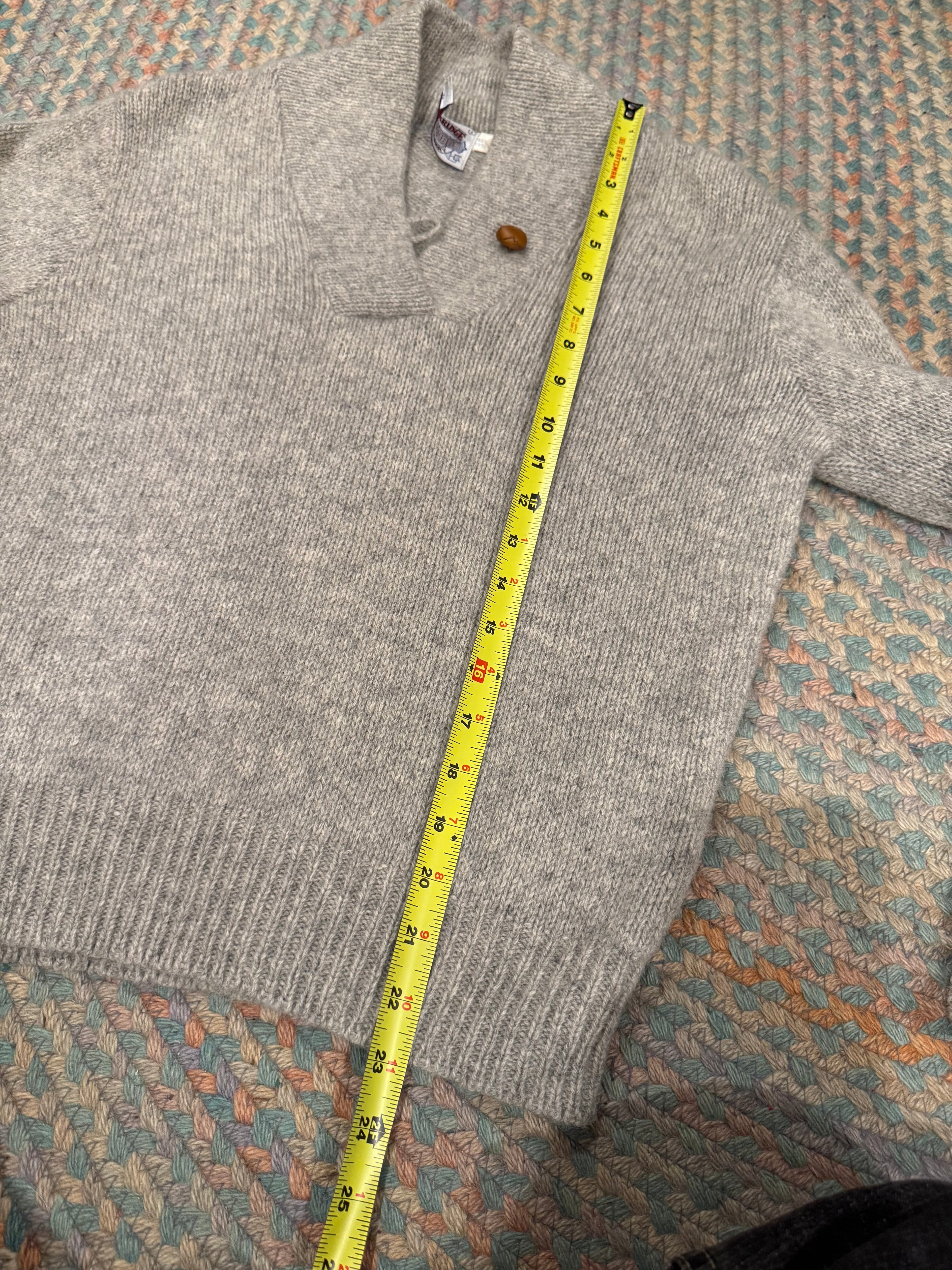 Vintage Cambridge Wool Button Sweater (WL)