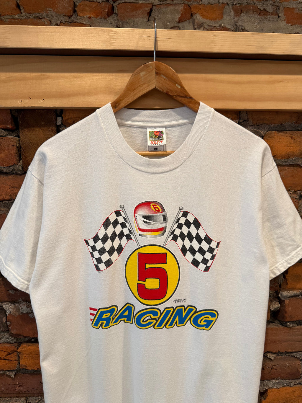 Vintage 90s #5 Racing Shirt (M/L)