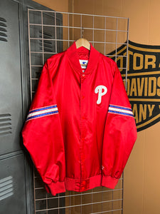 Vintage Starter Philadelphia Phillies Bomber Jacket (XXL)