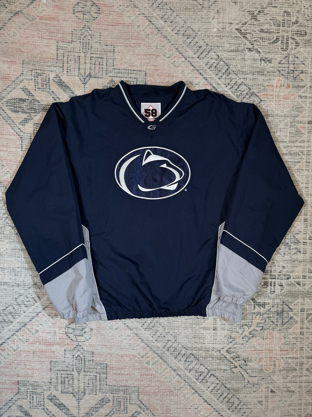Vintage Early 2000s Penn State Windbreaker (XXL)