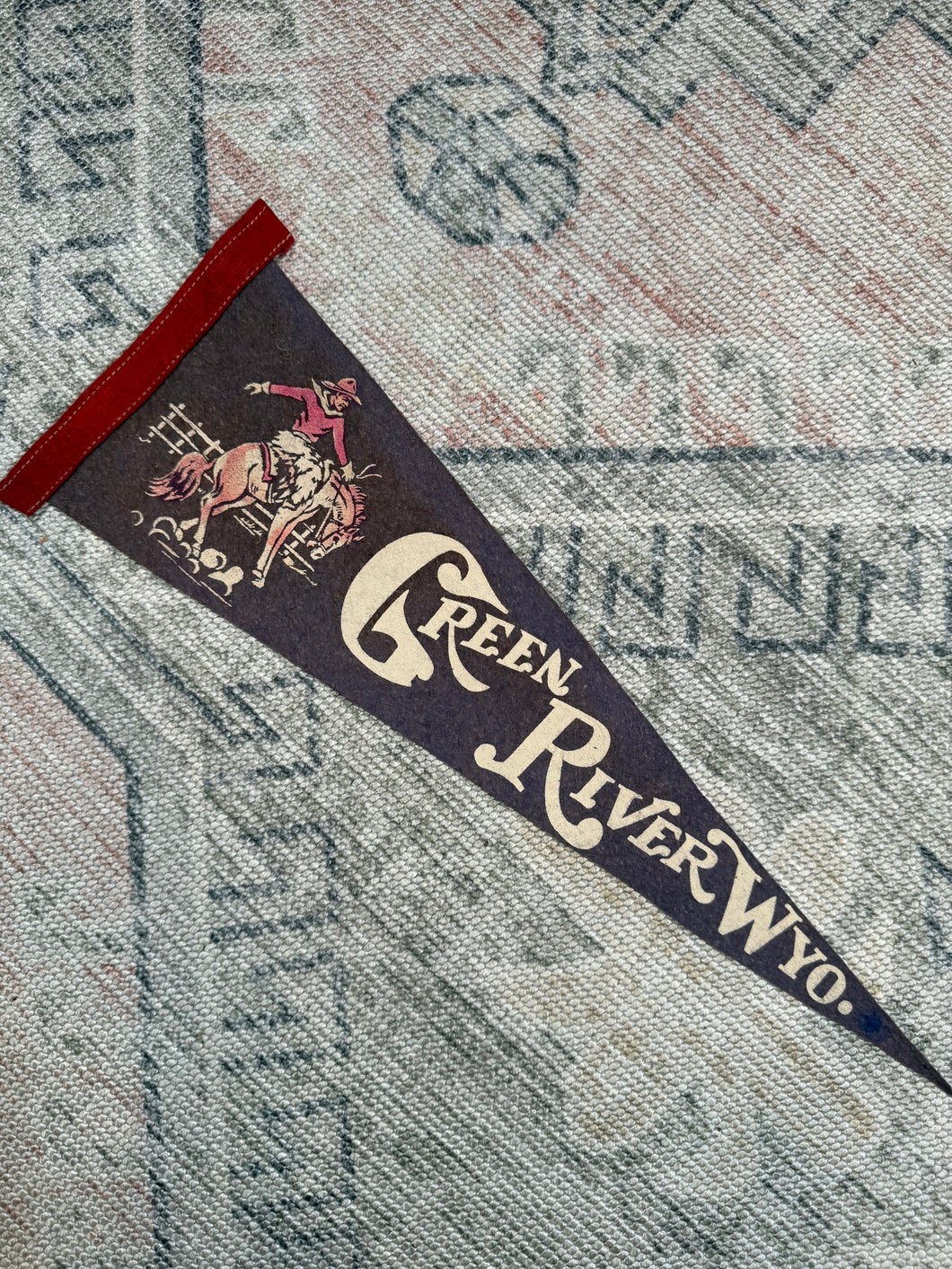 Vintage Green River Wyoming Pennant (17.5inch)