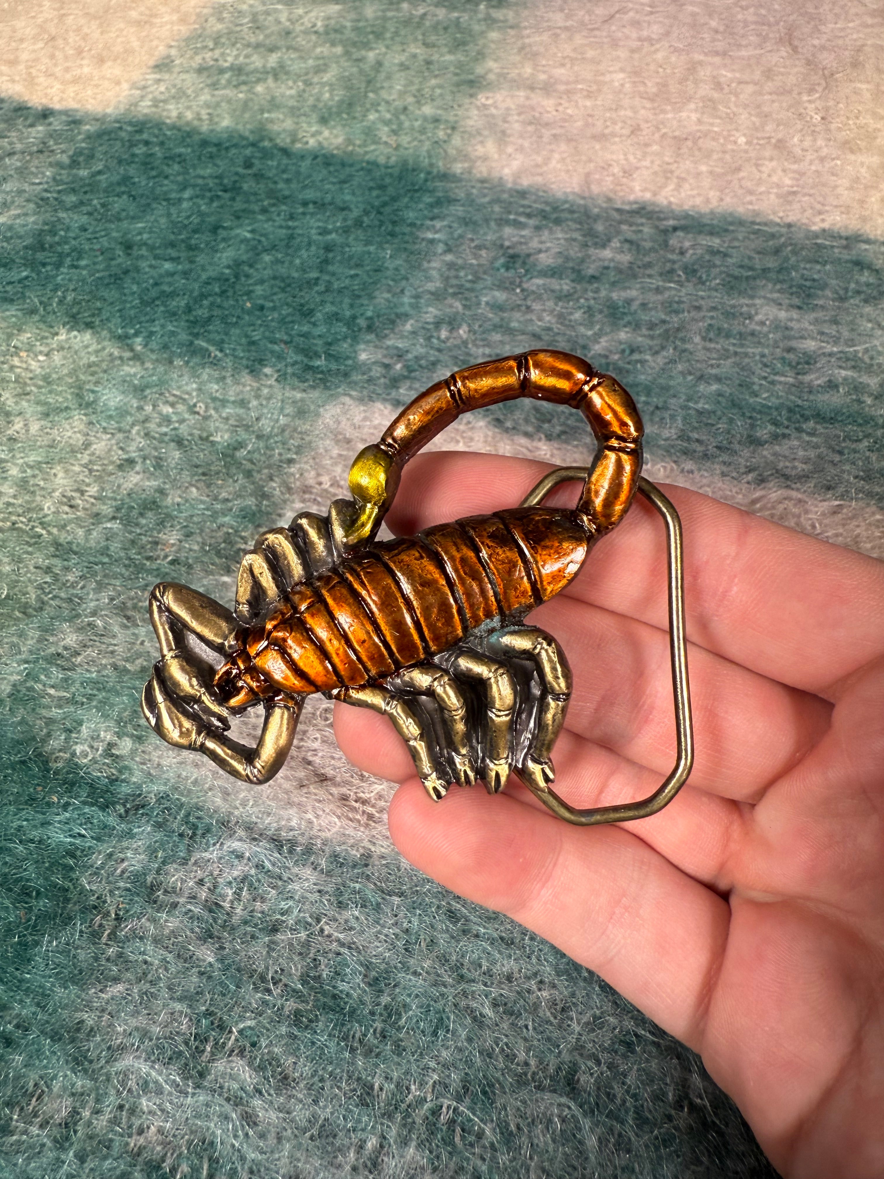 Vintage 3D Scorpion Belt Buckle