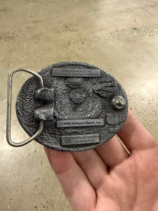 Vintage Red Wolf Beer Belt Buckle