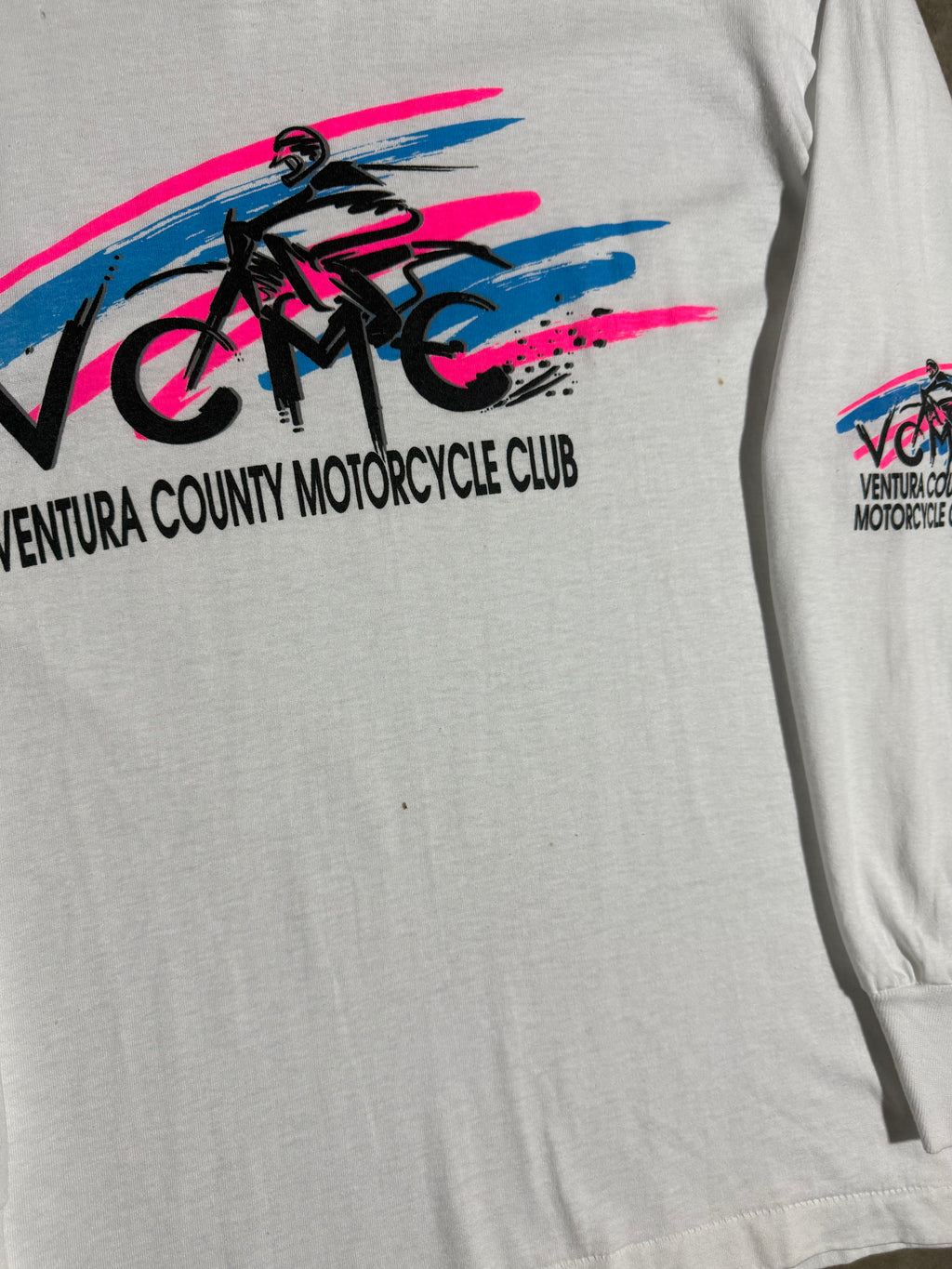 Vintage Early 90s Ventura County Motorcycle Club Longsleeve (M)