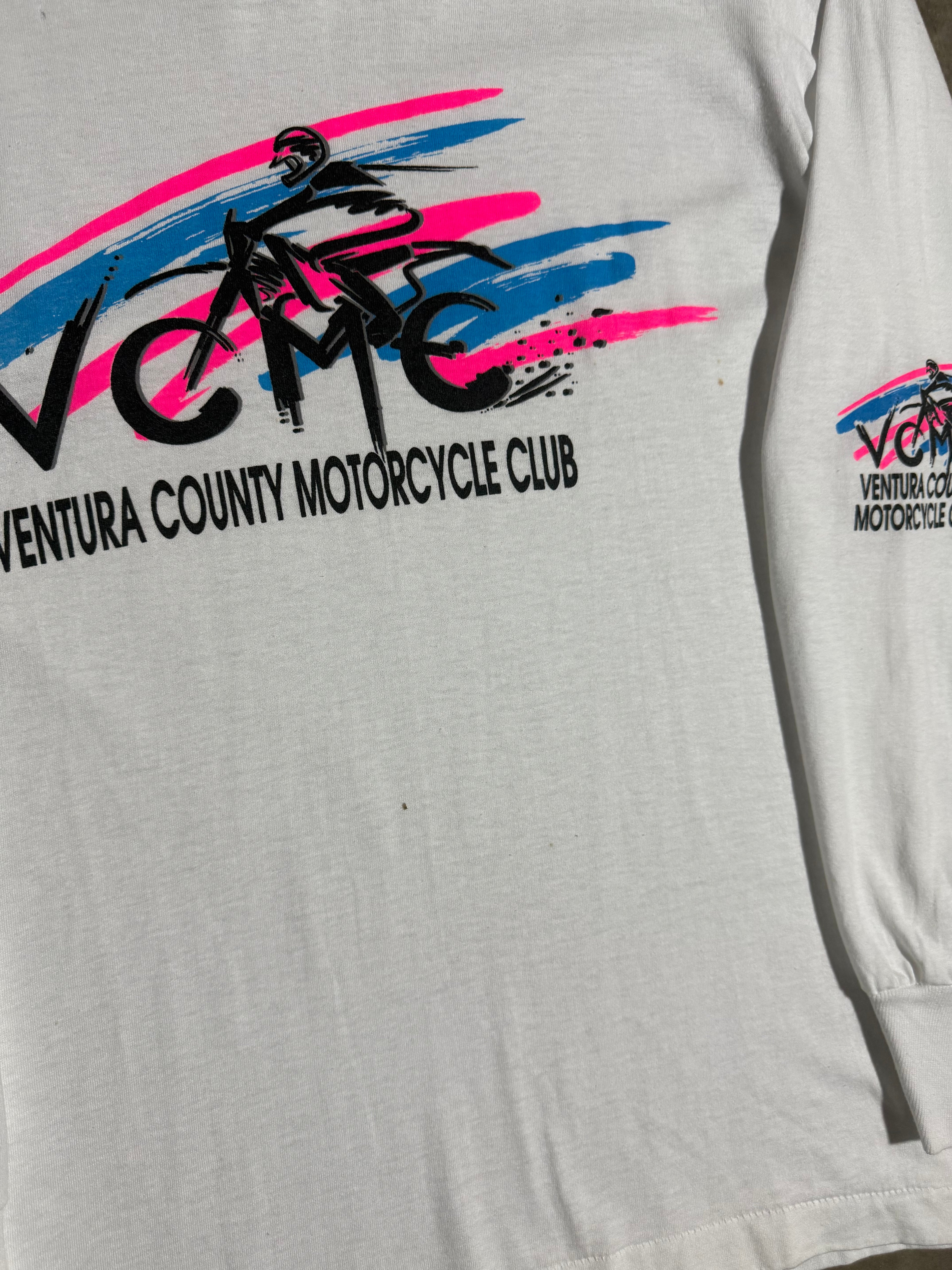 Vintage Early 90s Ventura County Motorcycle Club Longsleeve (M)