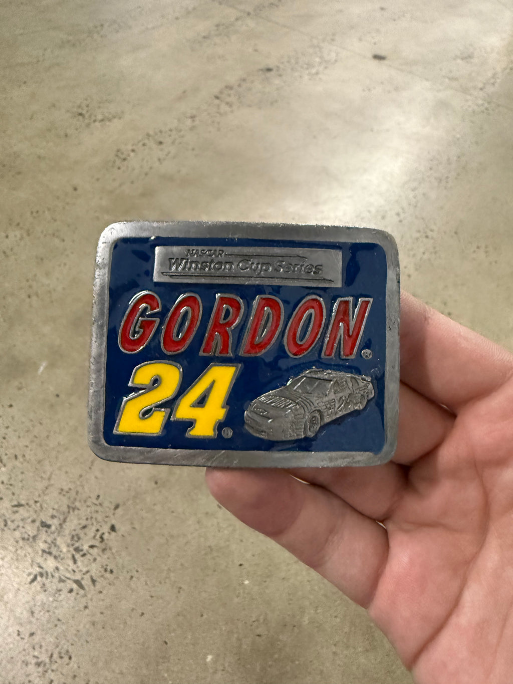 Vintage Jeff Gordon Winston Cup Series Belt Buckle