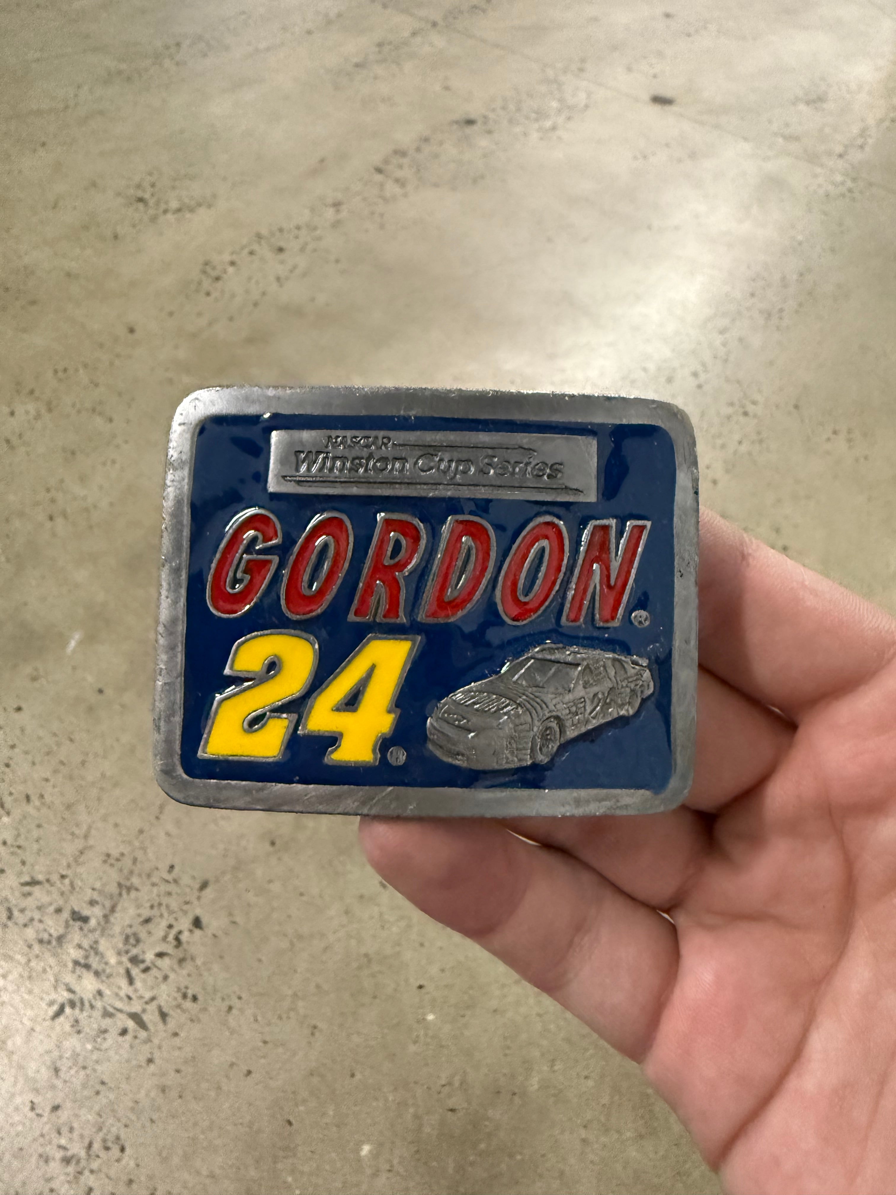 Vintage Jeff Gordon Winston Cup Series Belt Buckle