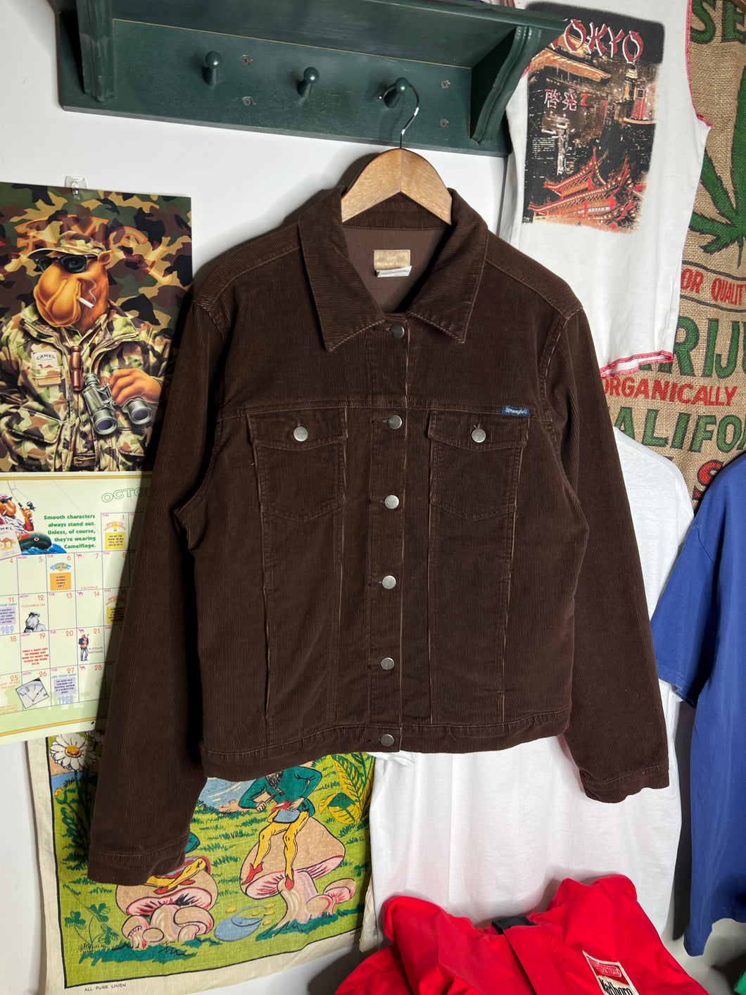 Vintage Wrangler Brown Corduroy Jacket (WXL)