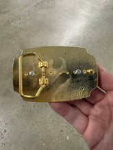 Load image into Gallery viewer, Vintage Gold Free Masons Belt Buckle
