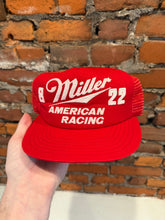 Load image into Gallery viewer, Vintage Miller American Racing Trucker Hat
