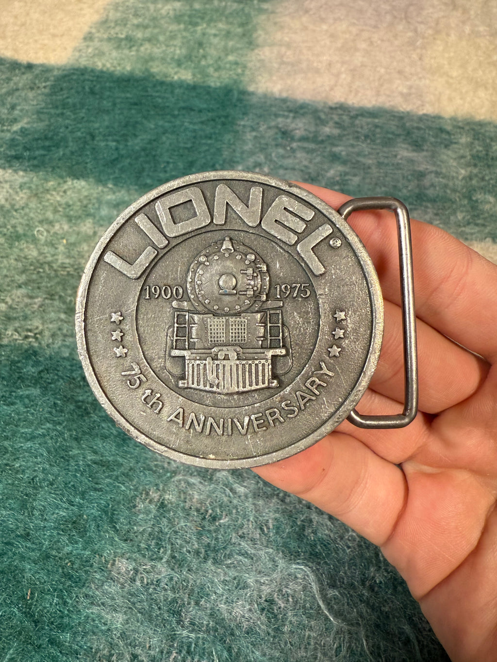 Vintage 1975 Lionel Trains Belt Buckle