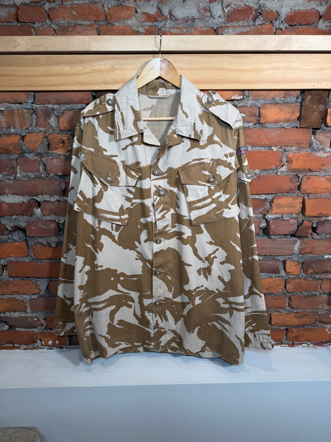 Vintage British Camo Shirt/Jacket (XL)