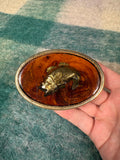 Vintage Fish Wood Belt Buckle