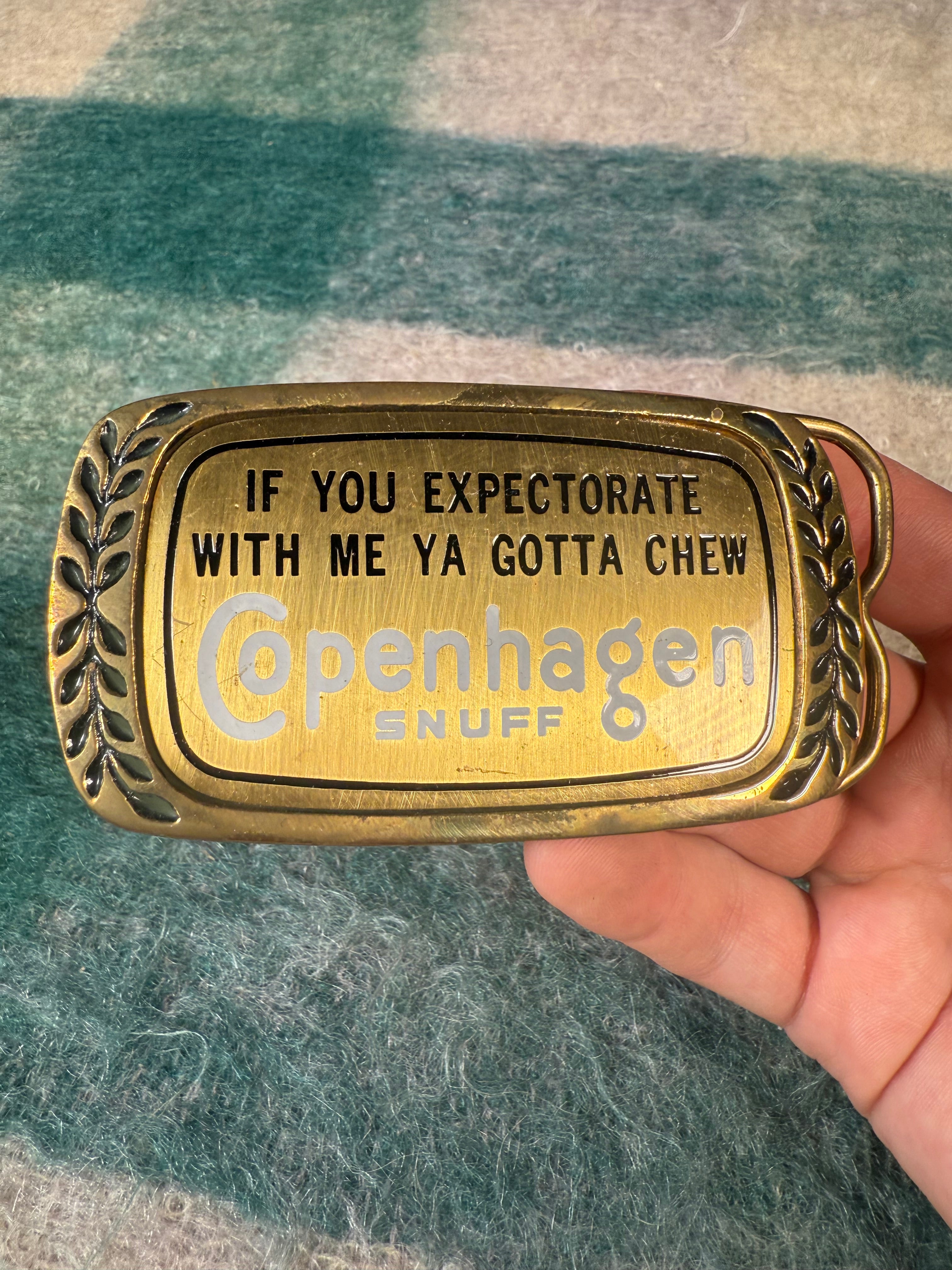 Vintage Copenhagen Snuff Belt Buckle