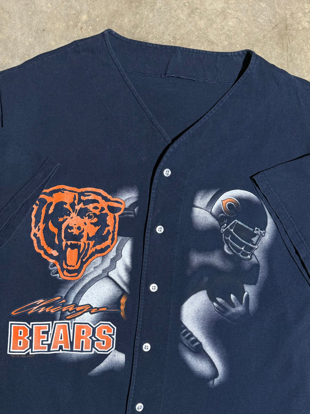 Vintage 1996 Chicago Bears Jersey T-Shirt (XL)