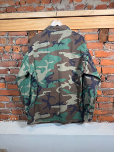 Vintage Military Camo Jacket (XL)