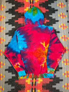 Vintage Y2K Tie Dye Penn State Hoodie (2XL)