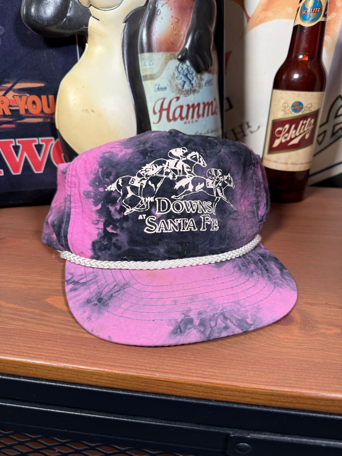 Vintage Downs at Santa Fe Horse Racing Rope Hat