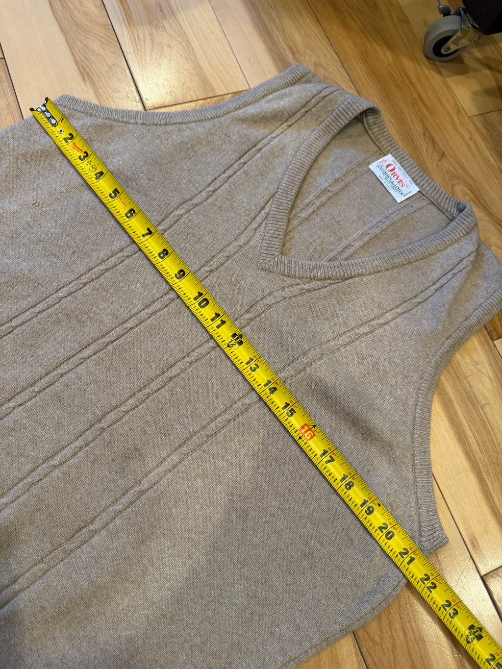 Vintage 80s Orvis by Jacques DeLoux Knit Sweater Vest (M)