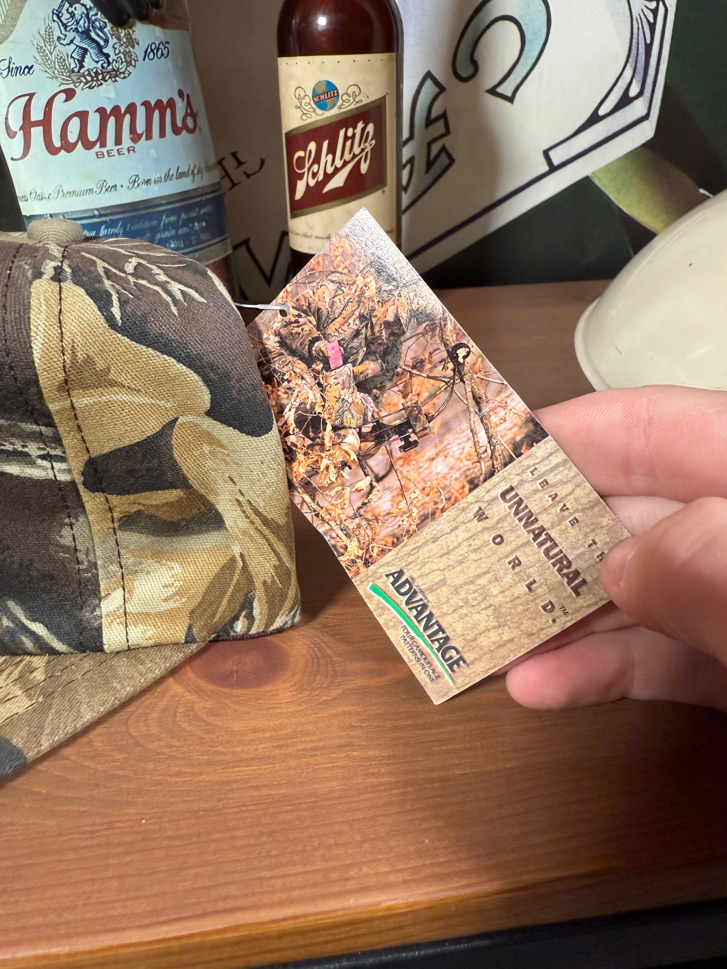 Vintage Golden Harvest Seed Duck Camo K Products Hat