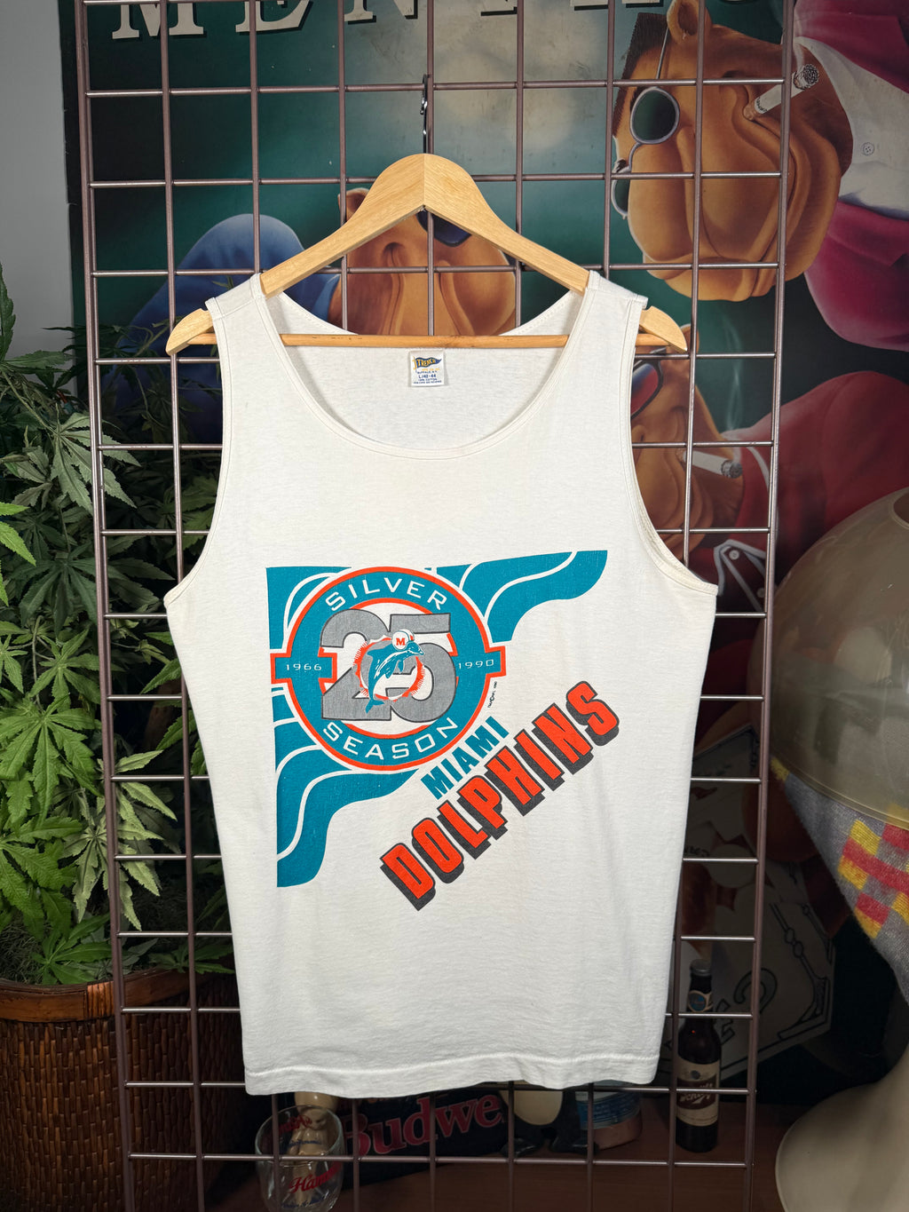 Vintage 1990 Miami Dolphins Tank Top (L)