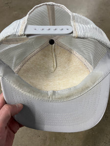 Vintage Galveston Island White Trucker Hat