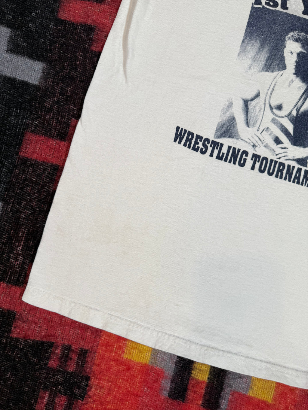 Vintage 1998 Kurt Angle Wrestling Tournament Shirt (M)
