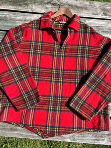 Vintage True Vintage Brent Pullover Flannel (L, read description)