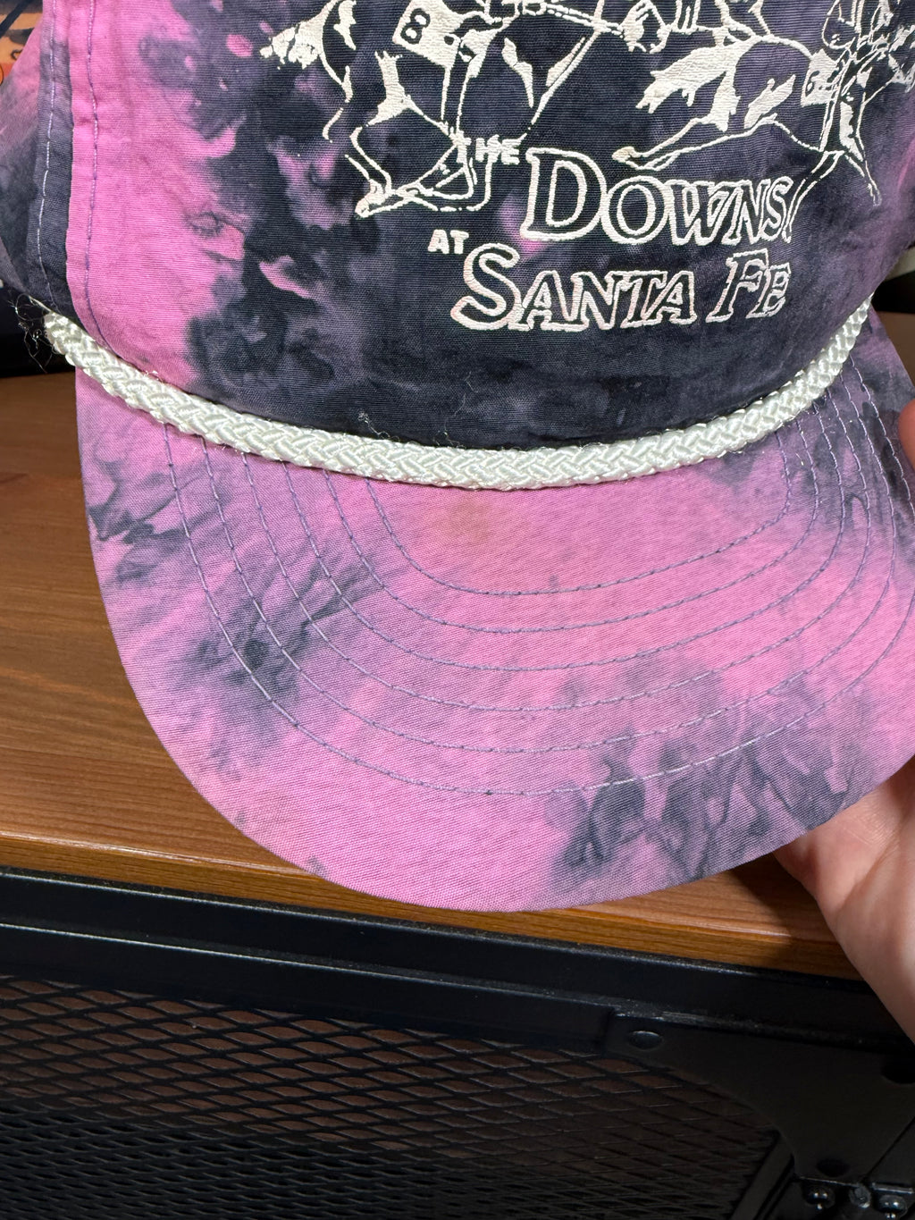 Vintage Downs at Santa Fe Horse Racing Rope Hat
