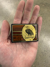 Load image into Gallery viewer, Vintage 80s Bald Eagle Wood Belt Buckle
