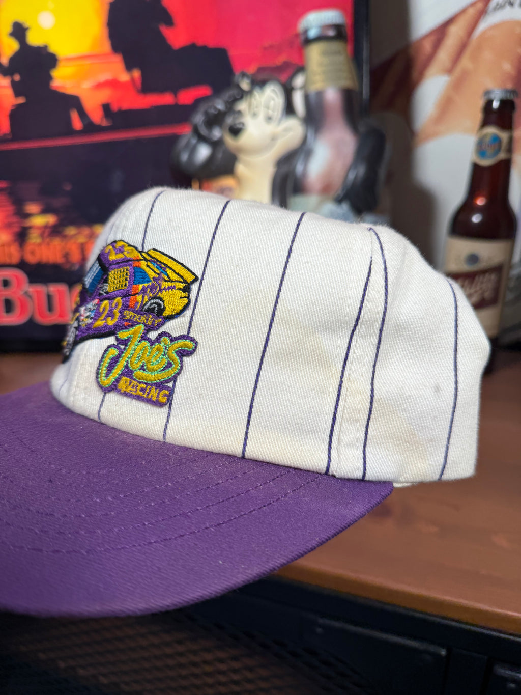 Vintage Camel Cigs Smokin Joes Racing Car Snapback Hat