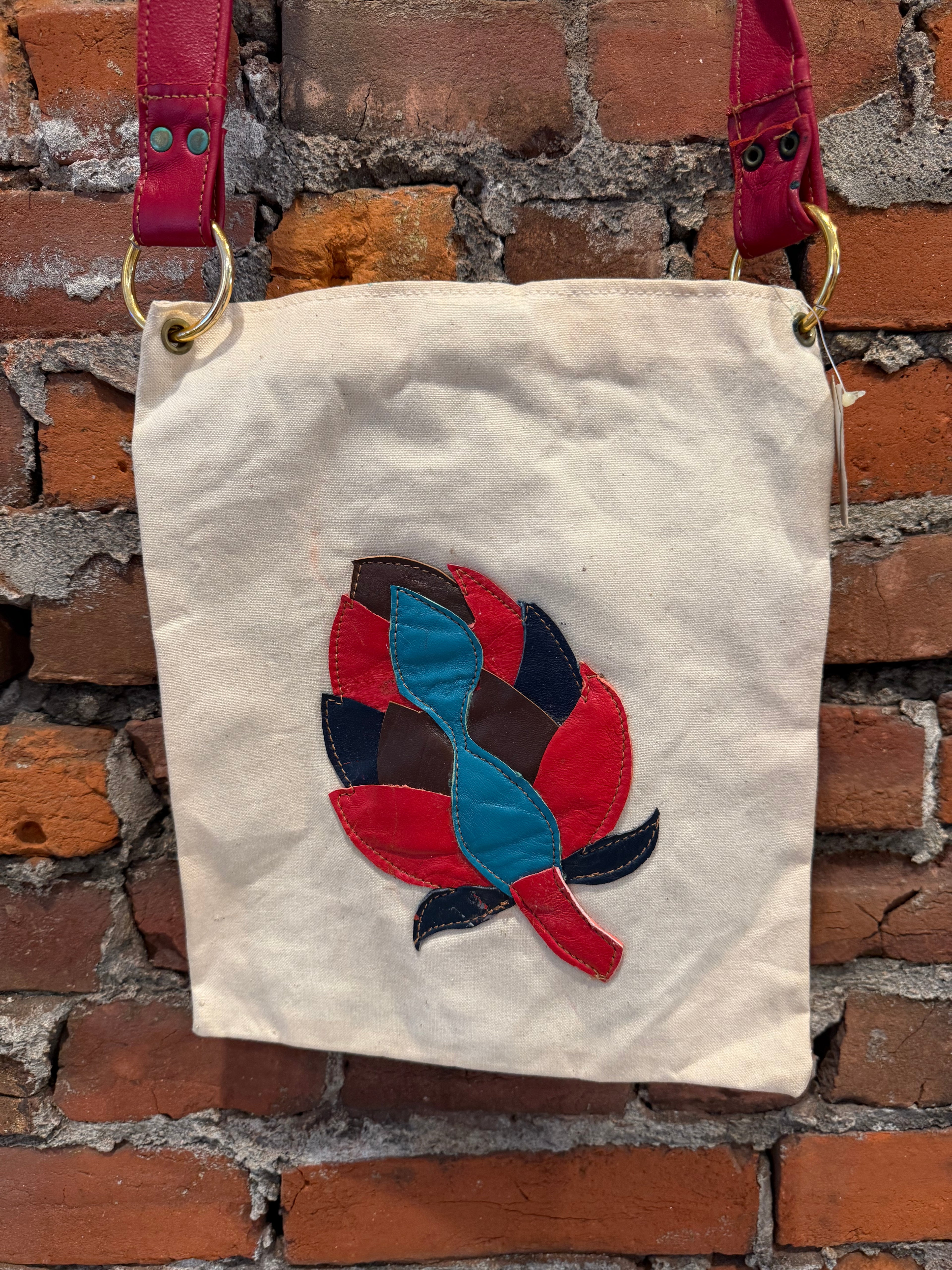 Vintage 70s Flower Bag