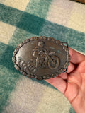 Vintage Motocross Chain Belt Buckle
