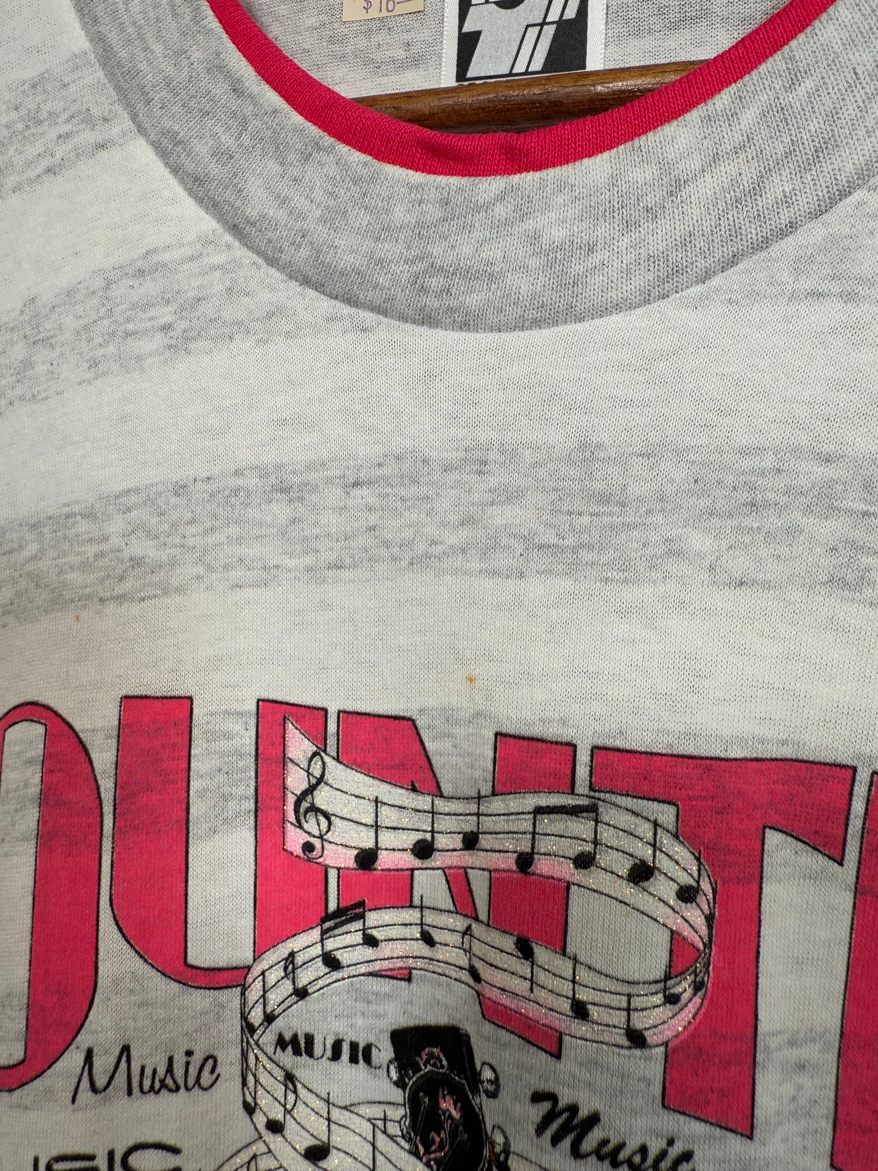 Vintage 1993 Country Music Double Layer Tee (L)