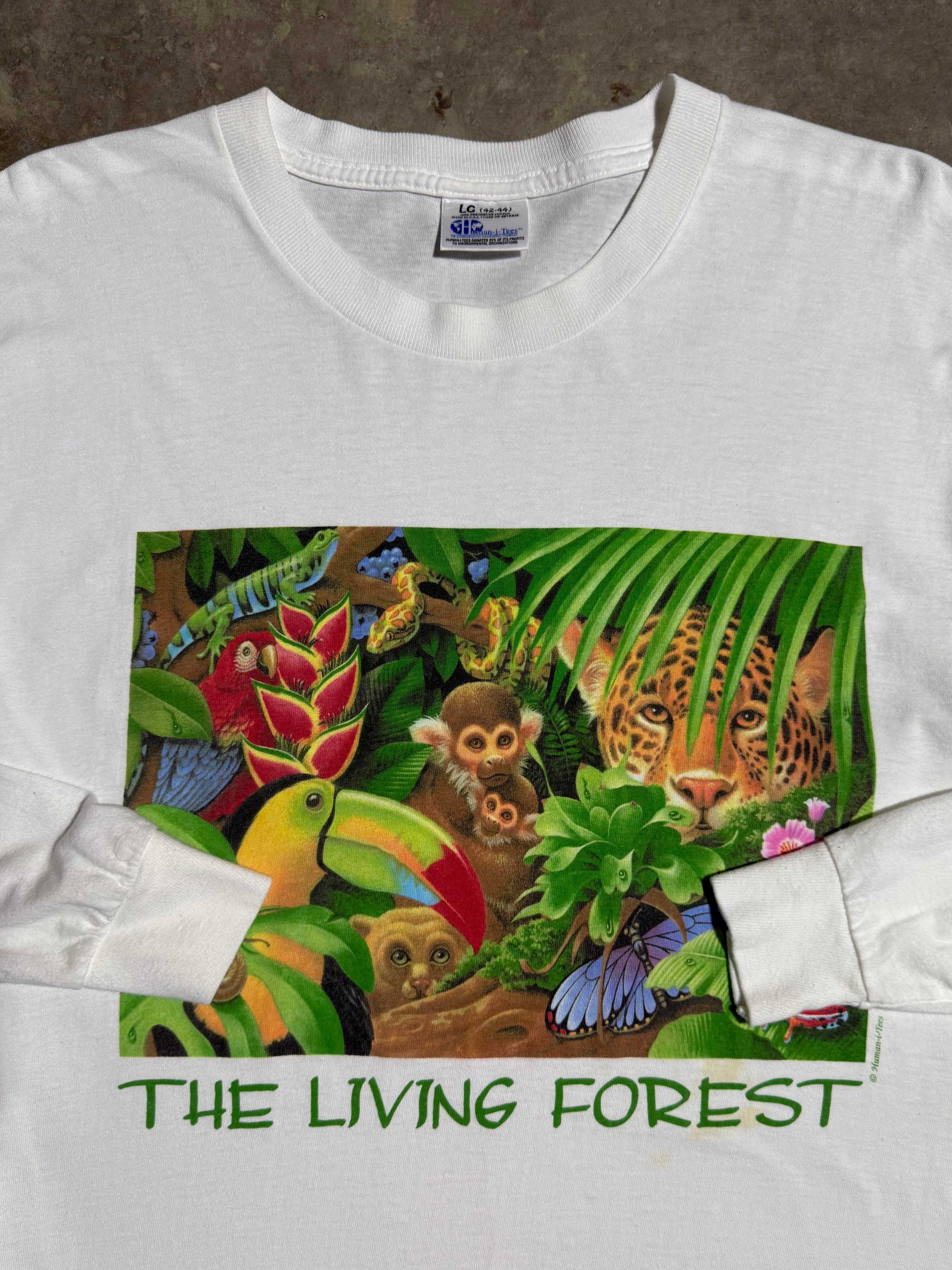 Vintage 90s The Living Forest Longsleeve Shirt (L)