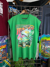 Load image into Gallery viewer, Vintage Green Steve Kinser Sprint Car Cutoff Shirt (2XL)
