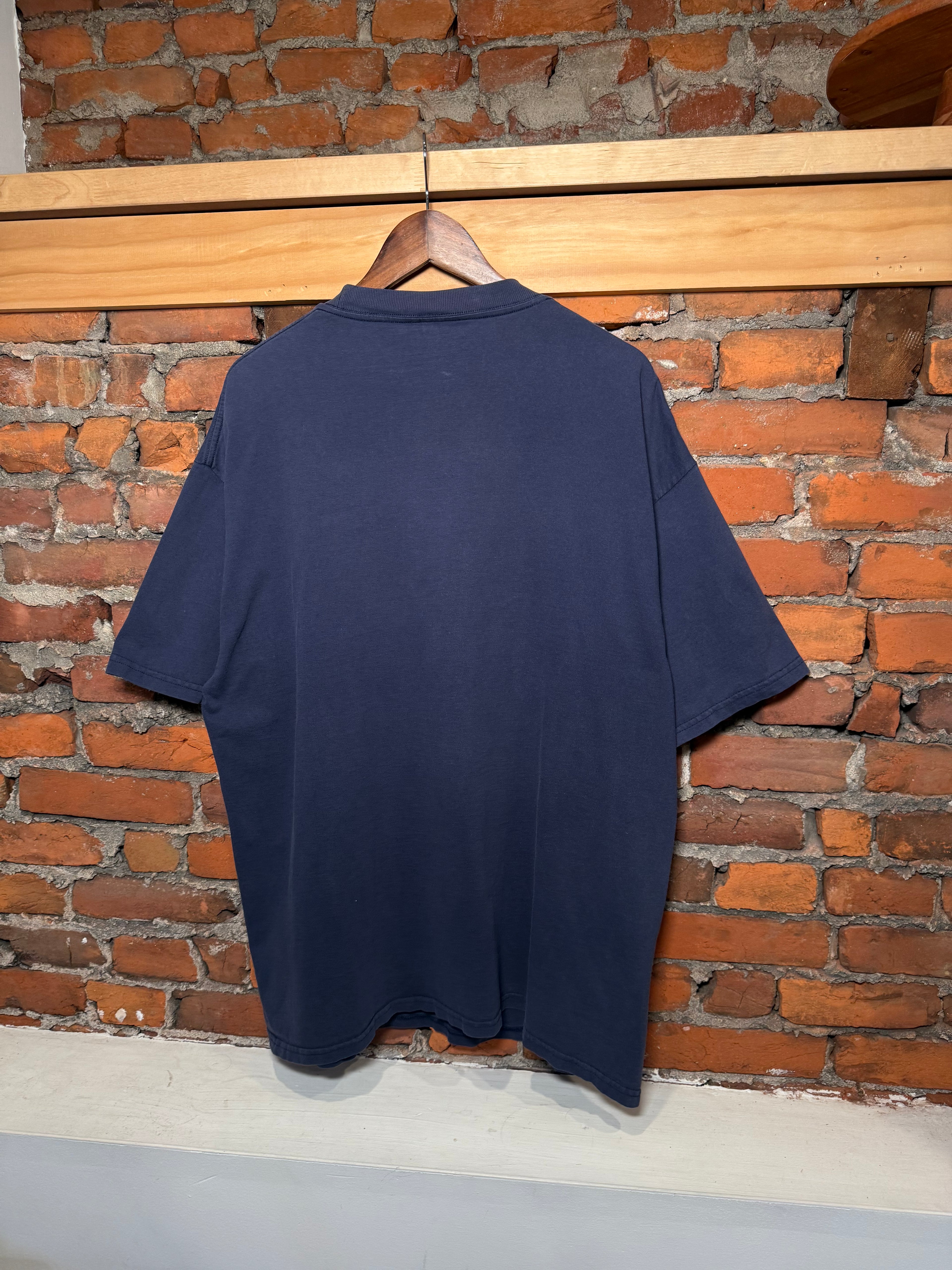 Vintage 90s Wildlife Blue T-Shirt (2XL)