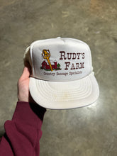 Load image into Gallery viewer, Vintage Rudy’s Family Farm Country Sausage Specialist Trucker Hat

