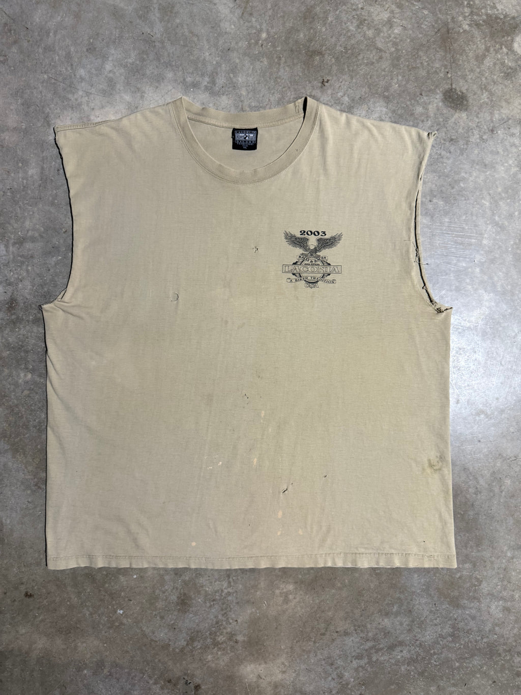 Lot of 2 Vintage Distressed Harley/Biker Shirts (3XL)