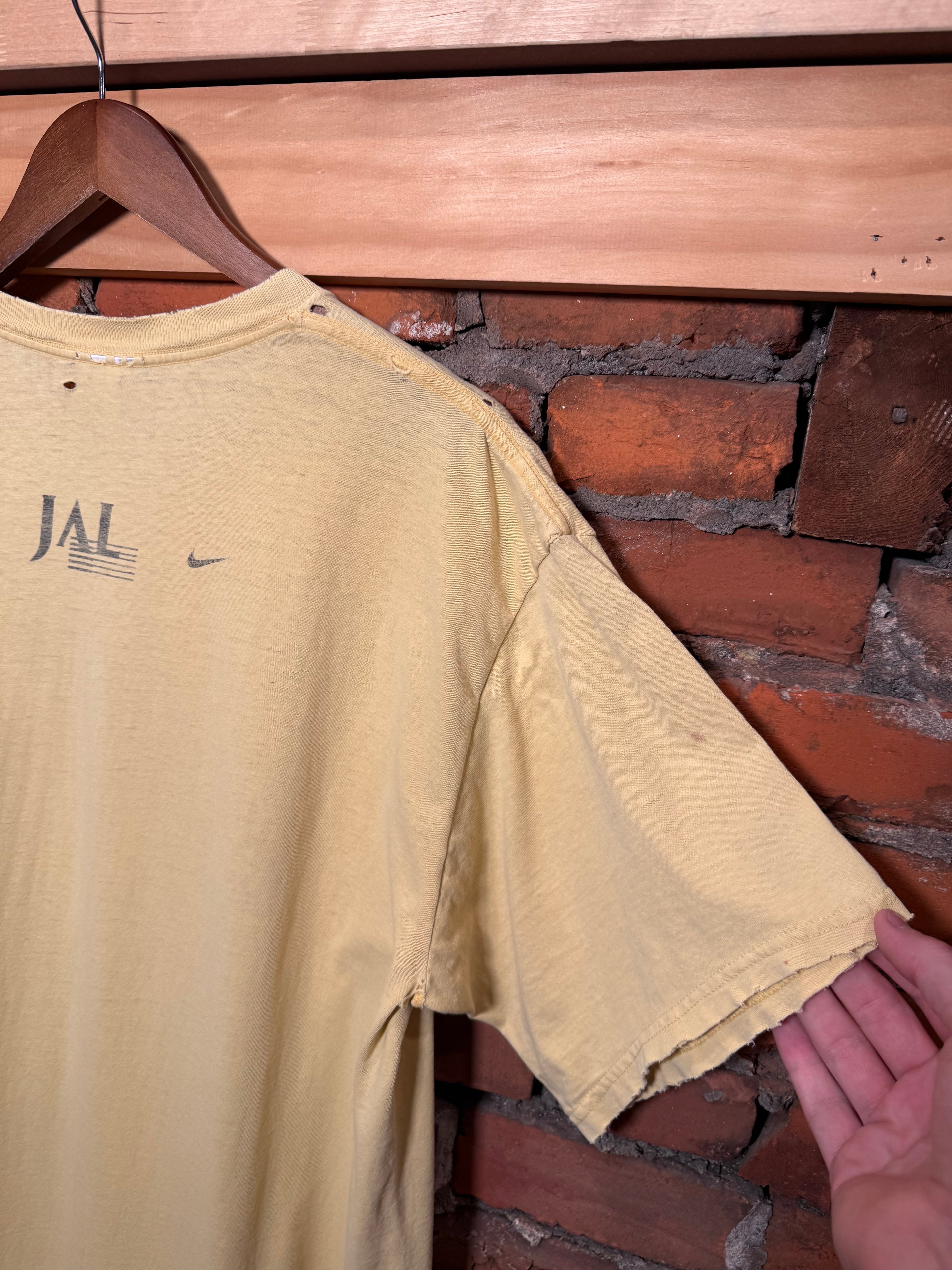 Vintage 90s Distressed Nike Hawaii Marathon T-Shirt (L)