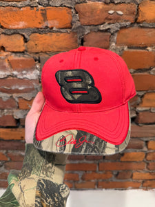 Early 2000s Dale Jr Red and Camo Nascar Hat