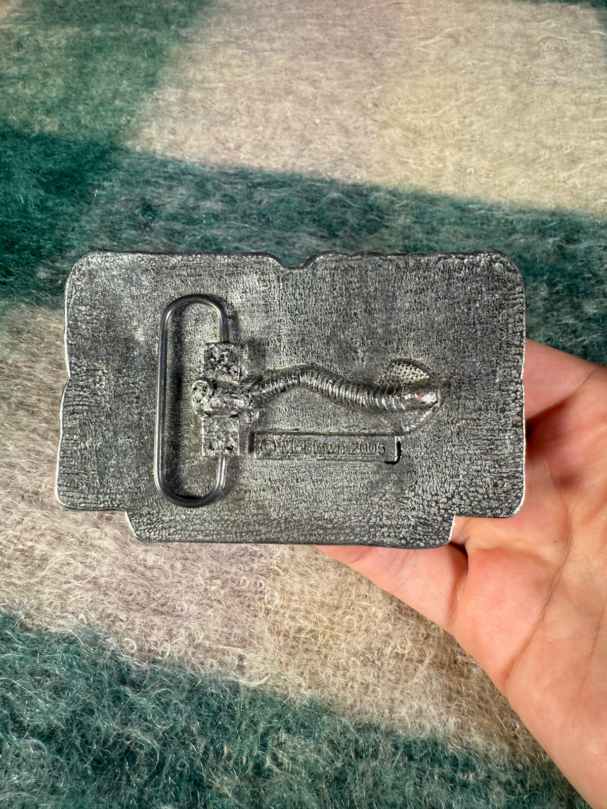 Vintage 2000s Chaos Panic Disorder Belt Buckle