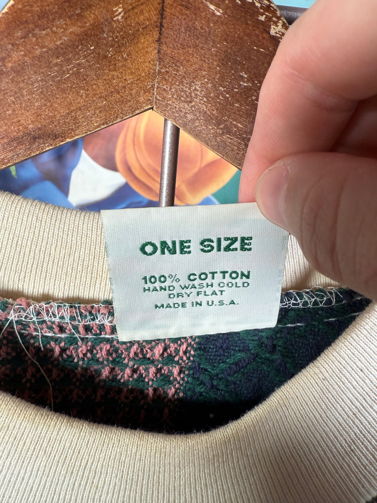 Vintage Sugar Street Weavers Patchwork Sweater (L)