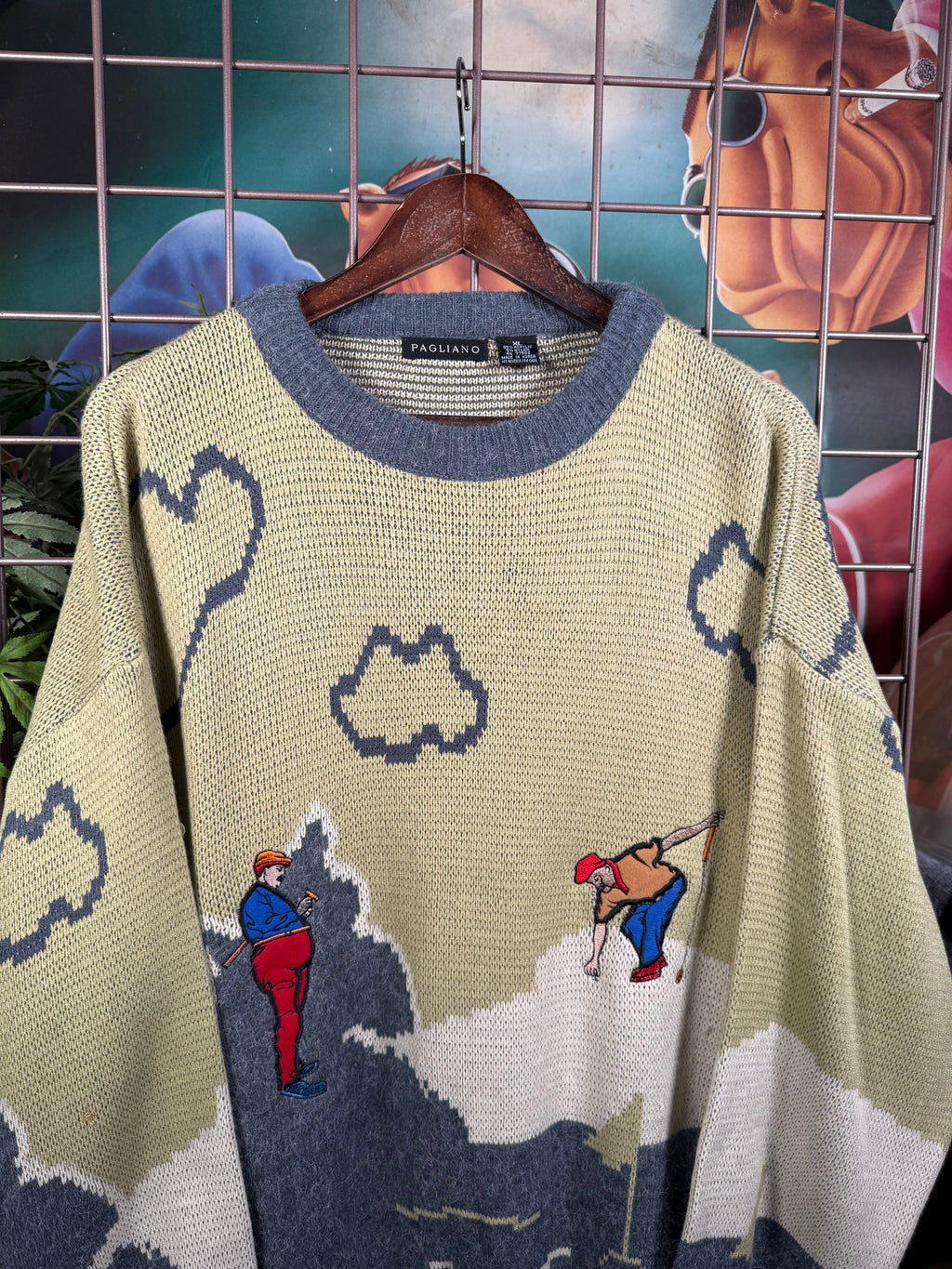Vintage Pagliano Knit Golfer Sweater(XL)