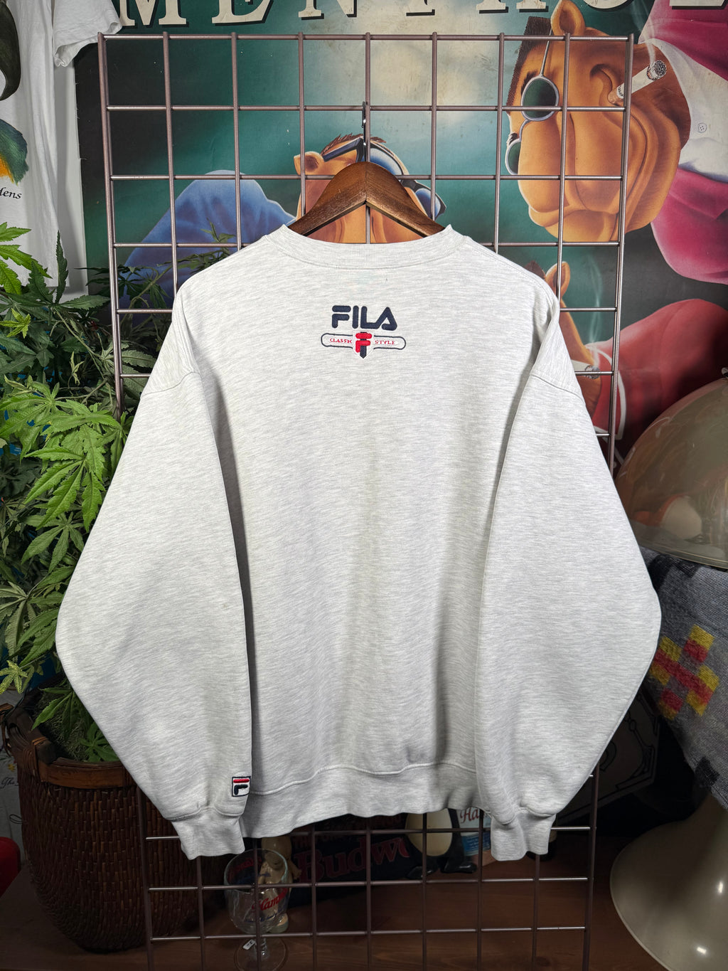 Vintage Fila Heavyweight Crewneck Sweatshirt(L)