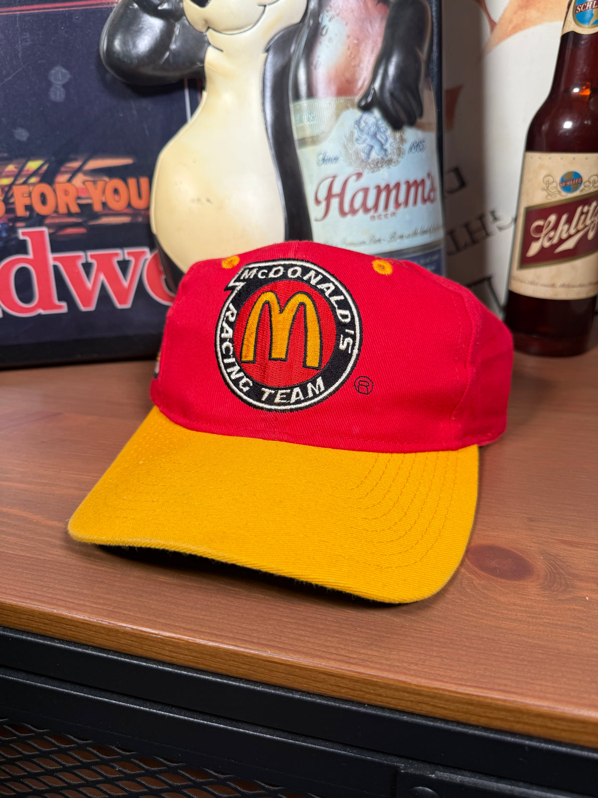 Vintage McDonalds Racing Team Nascar Snapback Hat