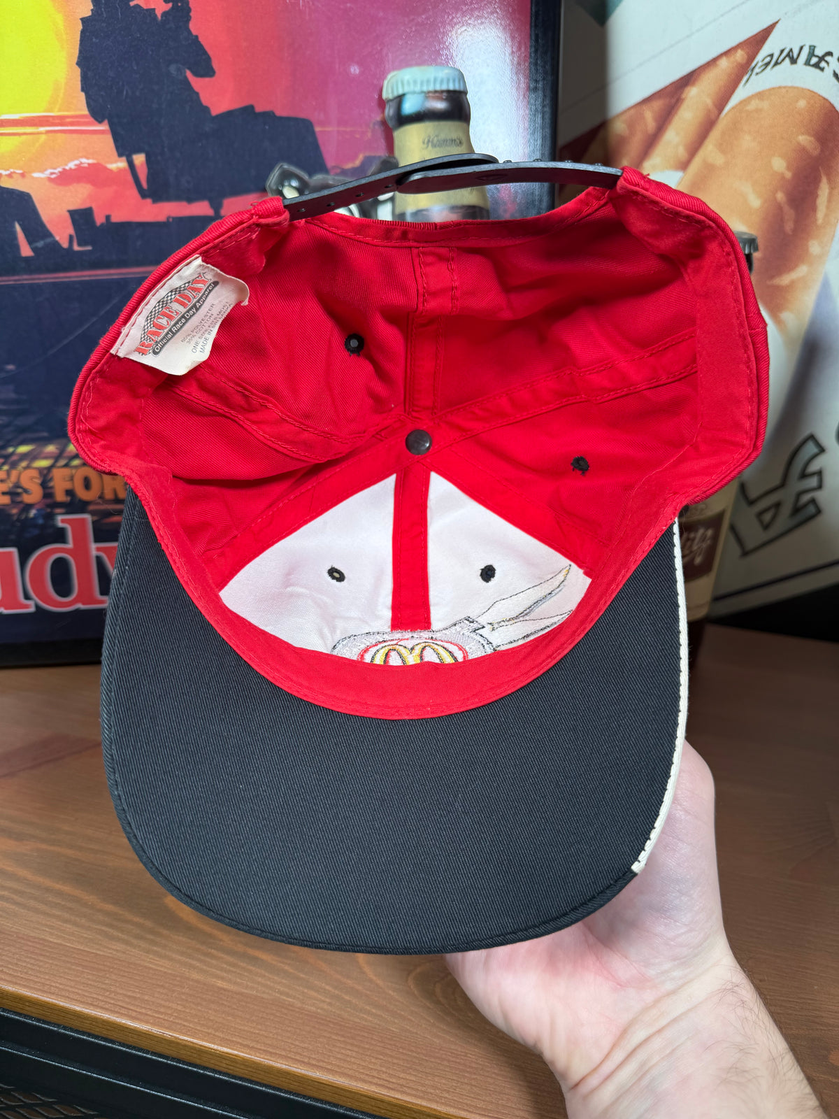 Vintage McDonalds Racing Team Nascar Snapback Hat