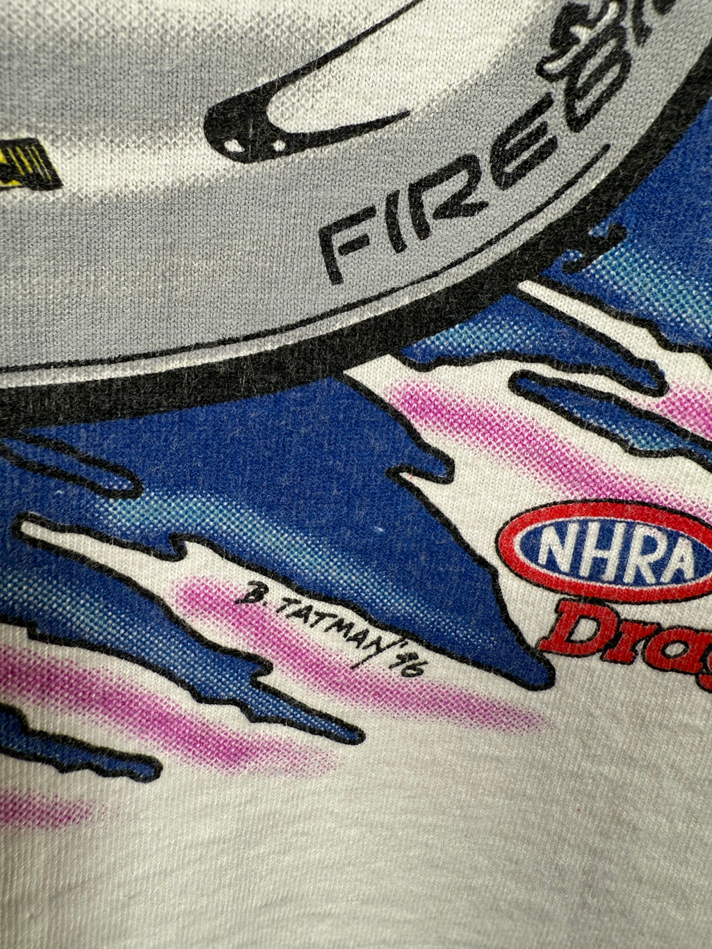 Vintage 1996 McDonalds Racing Team Drag Racing T-Shirt (XL)