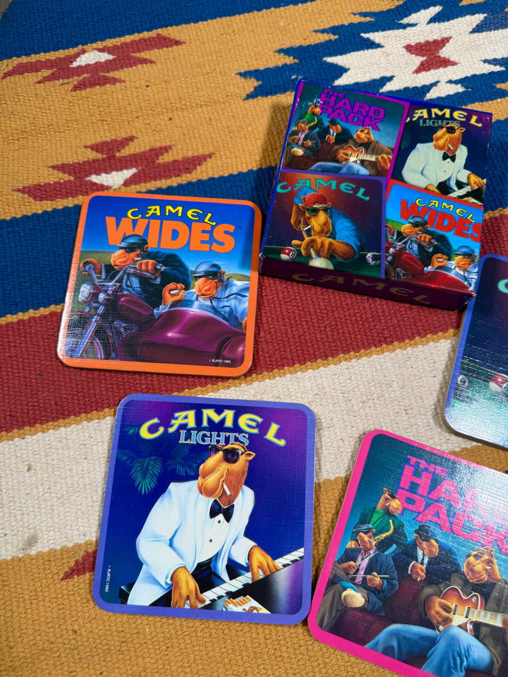 Vintage 1992 Camel Cigs Coaster Set